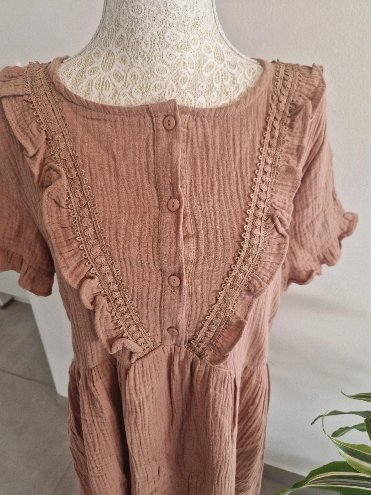 Cotton gauze dress - S/M - Season Created with Love – photo 2
